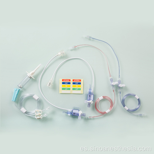 Transductor de presión arterial del equipo de cánula traqueal